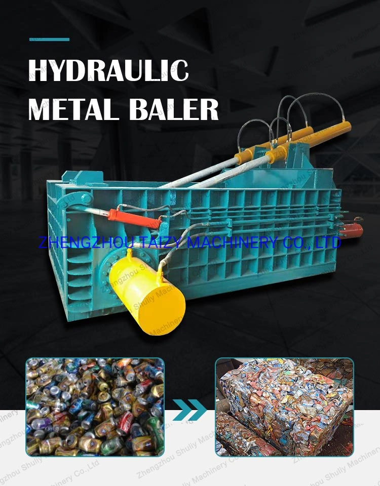 Waste Paper Pulp Cardboard Carton Plastic Bottles Scrap Tyre Metal Old Clothes Hay Grass Straw Automatic Hydraulic Packaging Strapping Baler