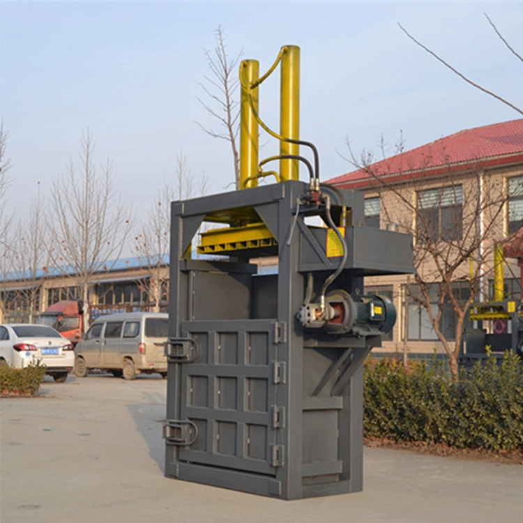 Recycling Baler Machine Hydraulic Compressor Vertical Baler Hydraulic Clothes Tires Baler Machines Hydraulic Cotton Baler Machine