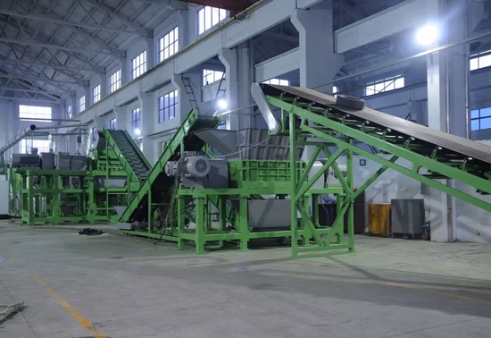 Шредер металла двойного вала машины для переработки шин грузовика металлолома